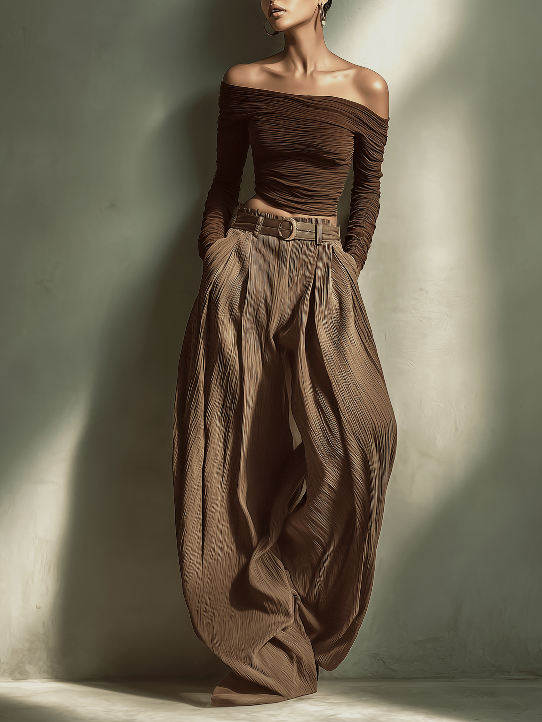 Olivia | Fashionable Sexy Dark Brown