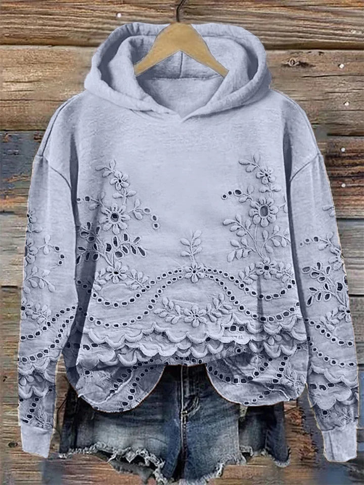 Saska | Chic Floral Hoodie