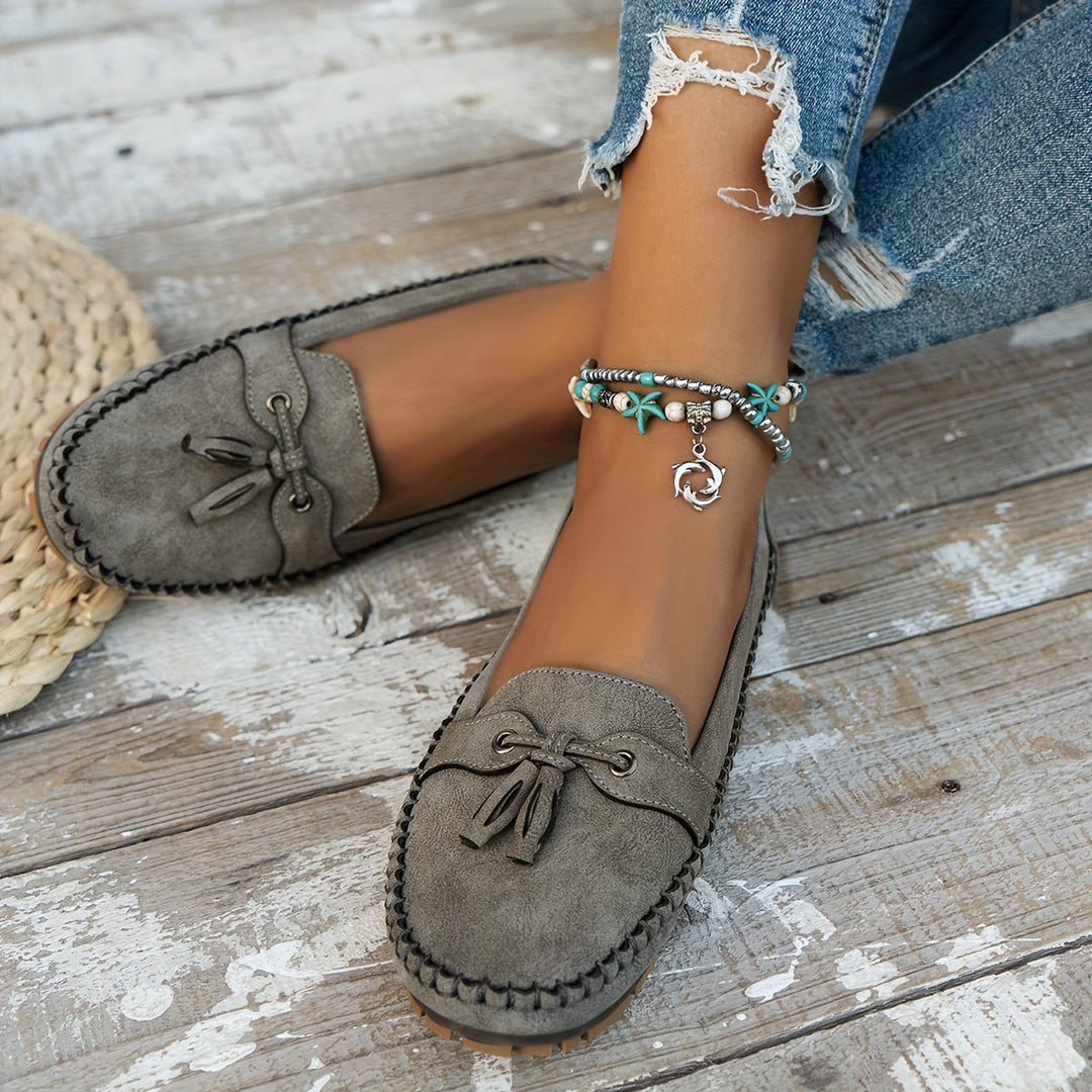 Nadine | Classic Loafers with Tassel Detail