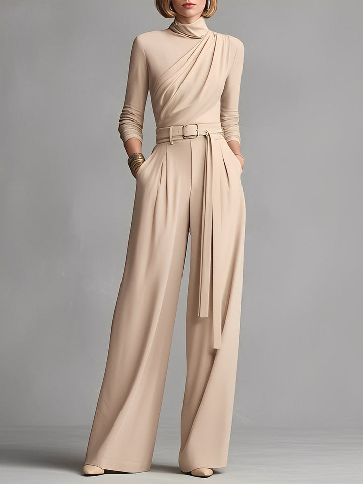 Blake | Neutral-colored Cotton Blend Knit
