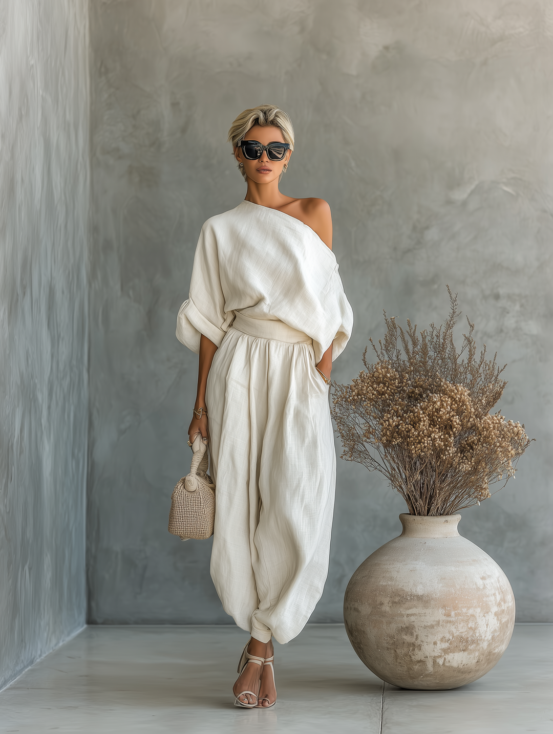 Lise | Soft Off-Shoulder Two-Piece Set