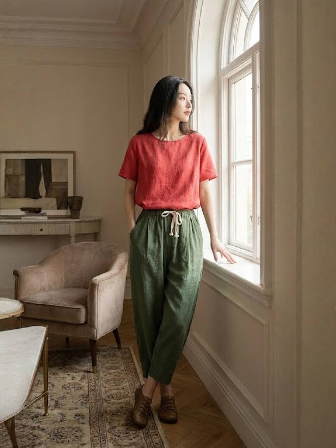 Felicity | Drawstring Casual Pants
