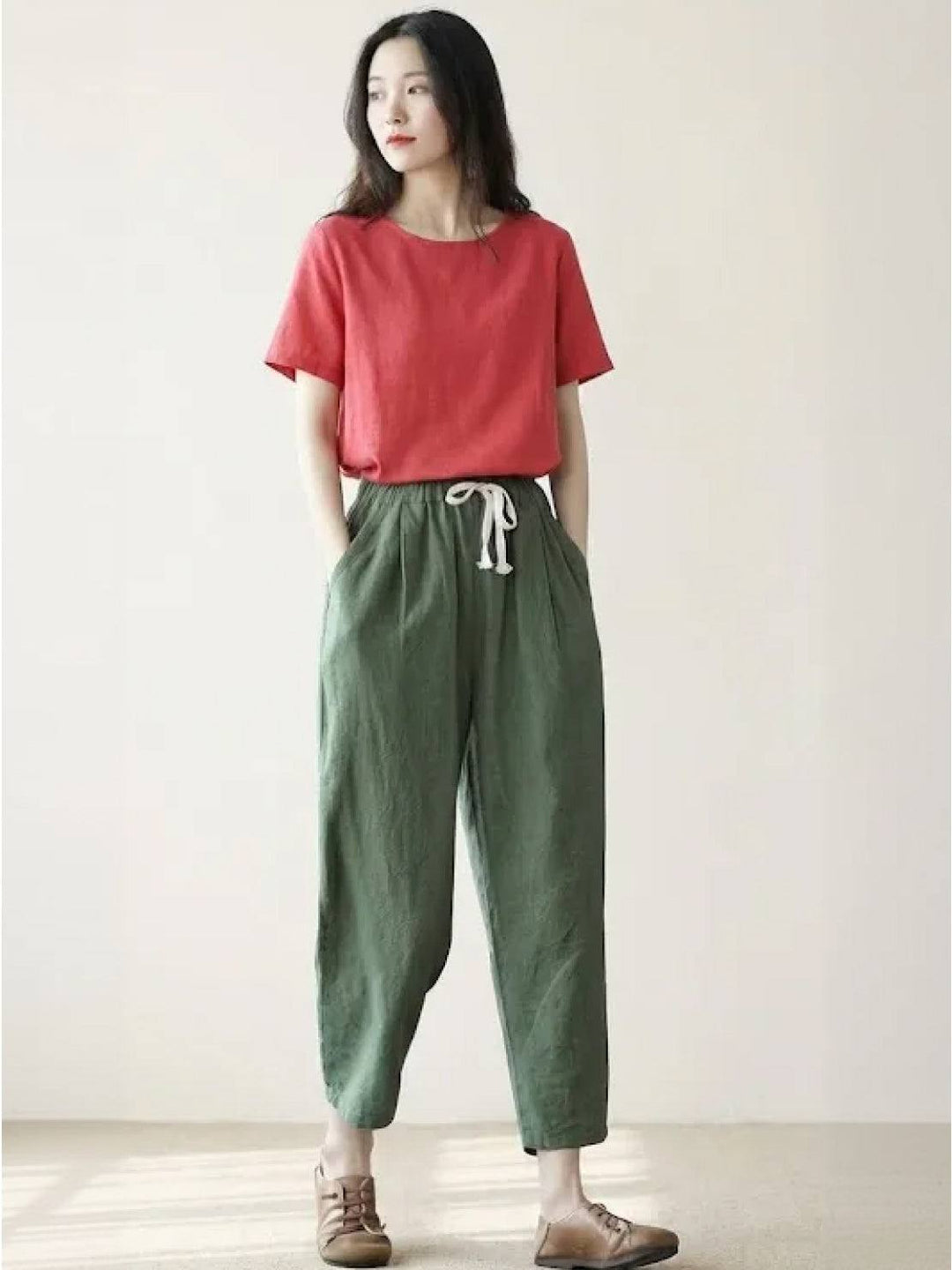 Felicity | Drawstring Casual Pants