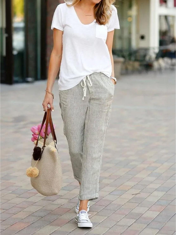 Felicity | Drawstring Casual Pants