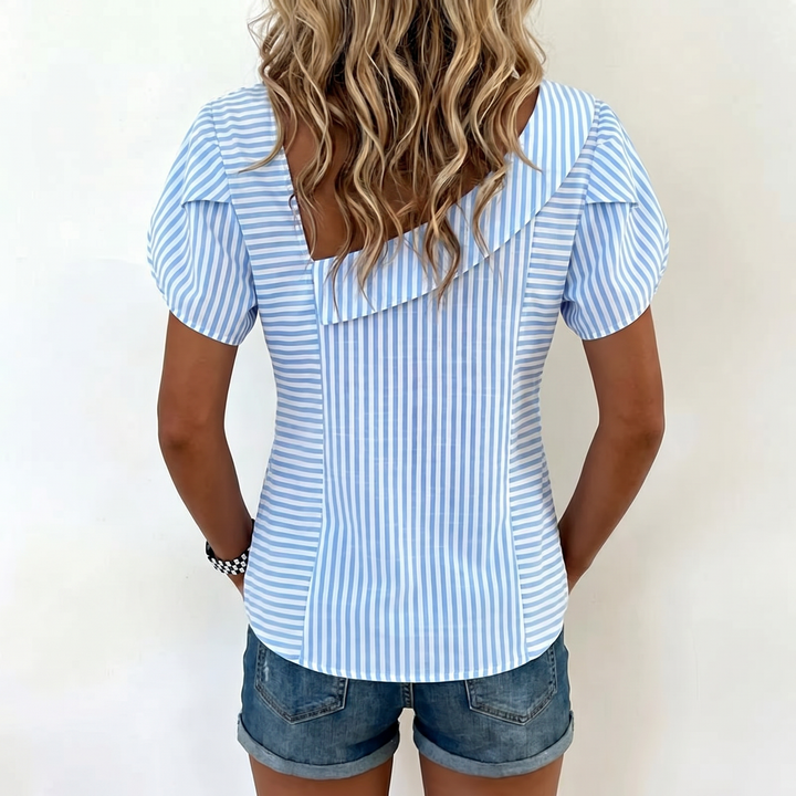 Agnes | Casual Striped Blouse |