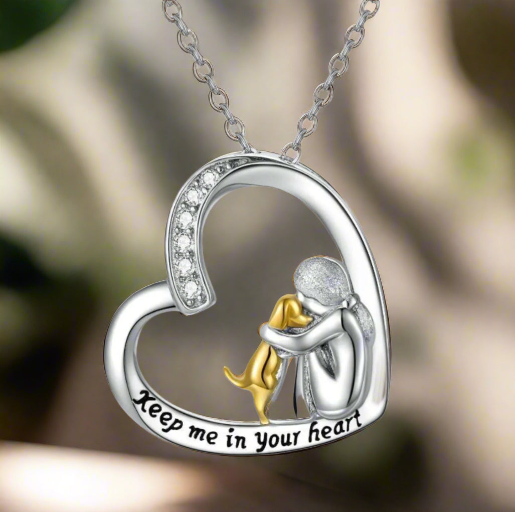 Emery | Heart-Shaped Pendant Necklace for Dogs
