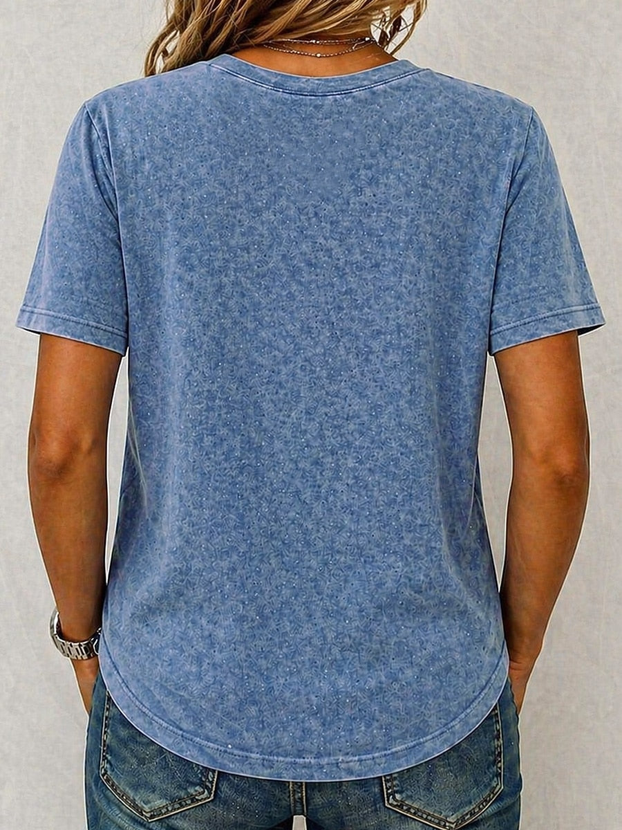 Zoe | V Neck Tee