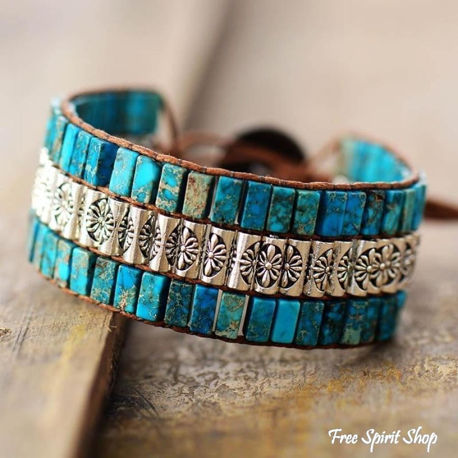 Bella | Handmade Blue Jasper & Tibetan