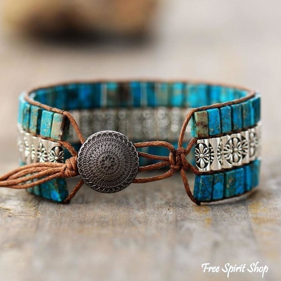 Bella | Handmade Blue Jasper & Tibetan