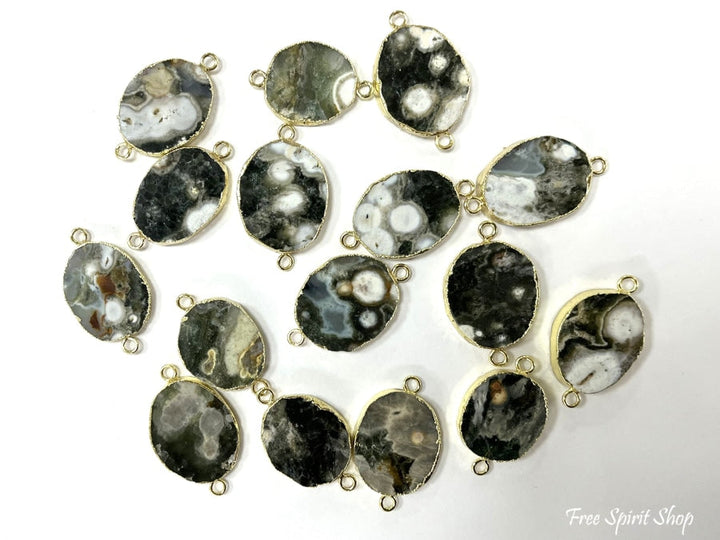 Dawn | Handmade Dark Ocean Agate Gemstone