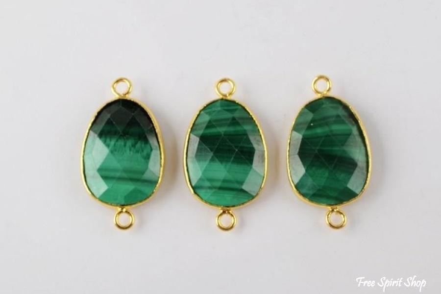 Hazel | Handmade Malachite Chrysocolla & Pearl