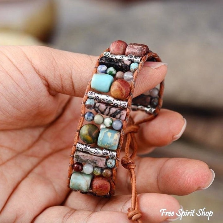 Eloise | Handmade Mix Natural Stone Wrap