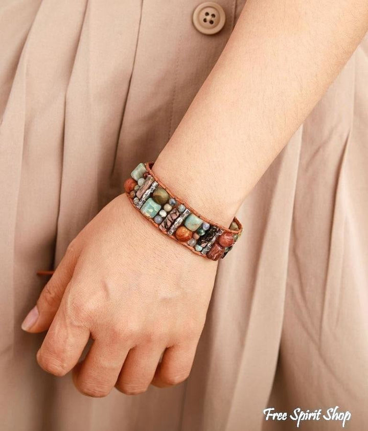Eloise | Handmade Mix Natural Stone Wrap
