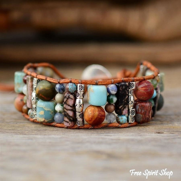 Eloise | Handmade Mix Natural Stone Wrap