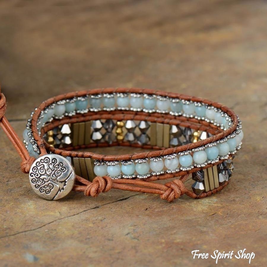 Summer | Handmade Natural Amazonite & Crystal