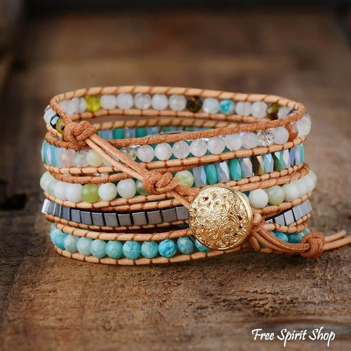 Joy | Handmade Natural Amazonite & Mix