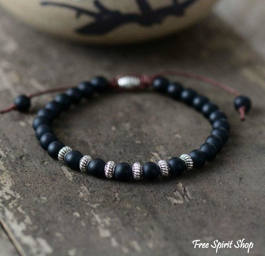 Una | Handmade Natural Black Onyx Gemstone