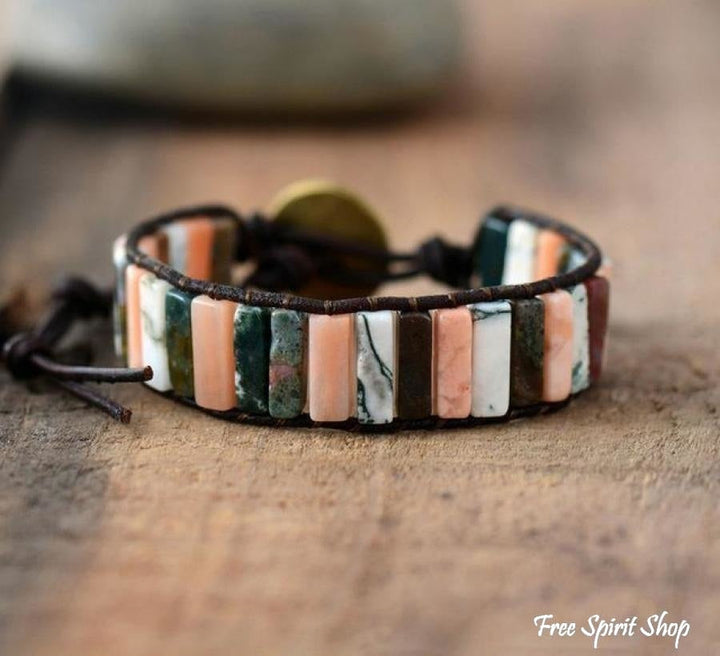 Maria | Handmade Natural Jasper & Agate