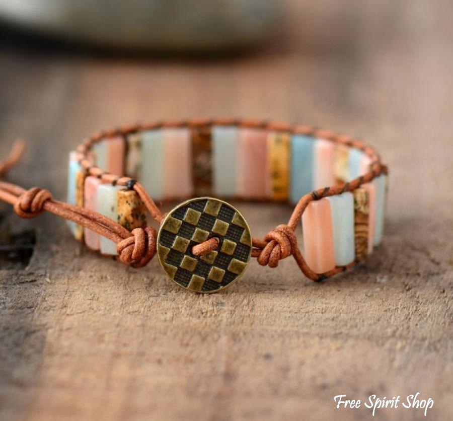Maria | Handmade Natural Jasper & Agate