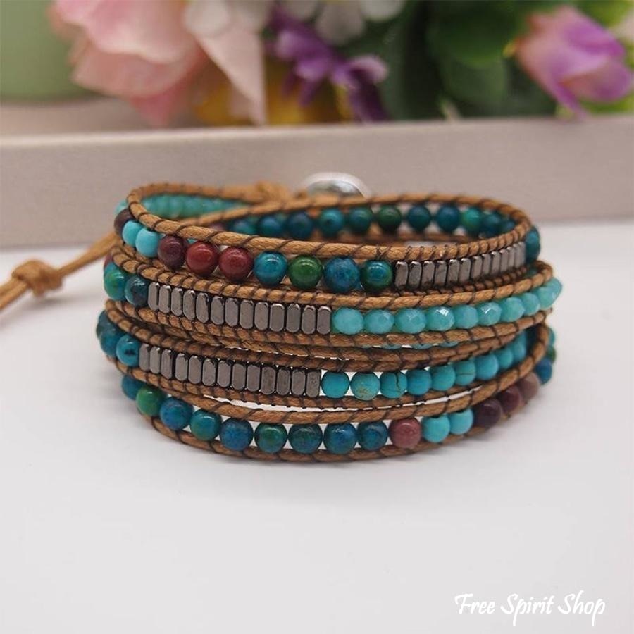 Sophia | Handmade Natural Jasper Howlite &