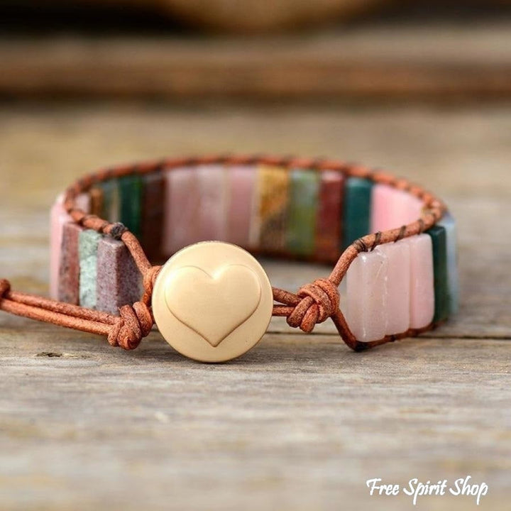 Giselle | Handmade Natural Pink Opal Stone