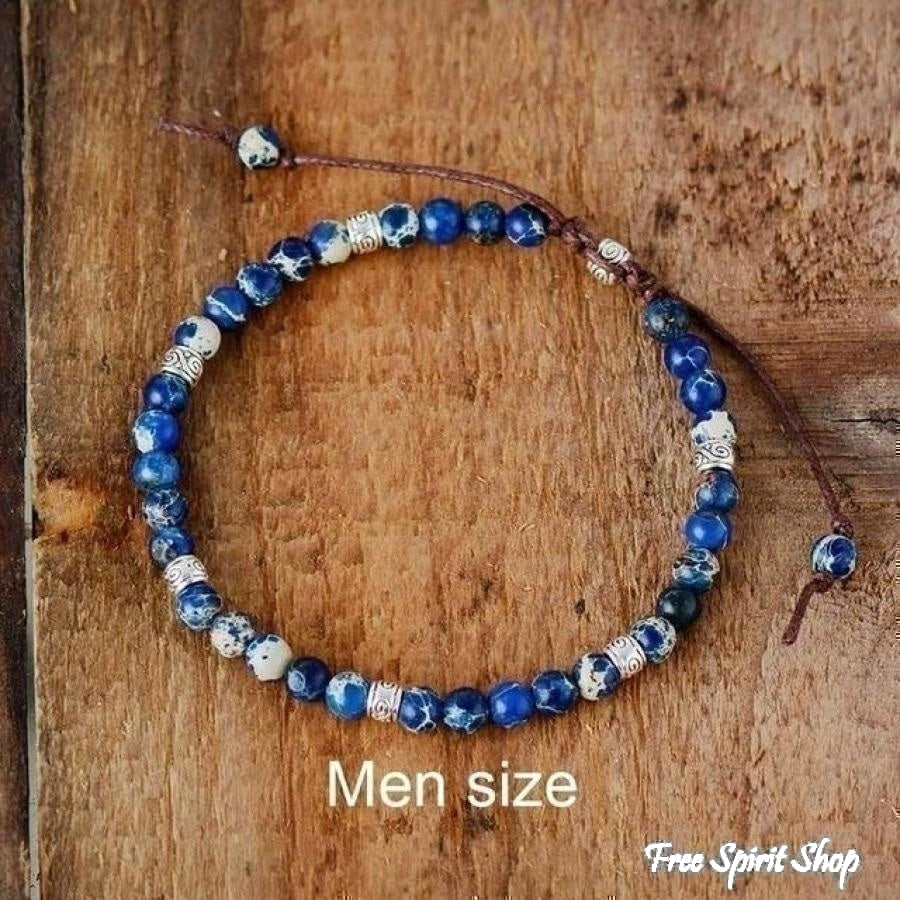 Callie | Handmade Purple Jasper Stone Adjustable