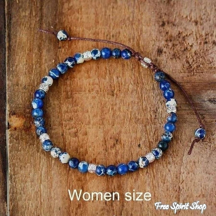 Callie | Handmade Purple Jasper Stone Adjustable