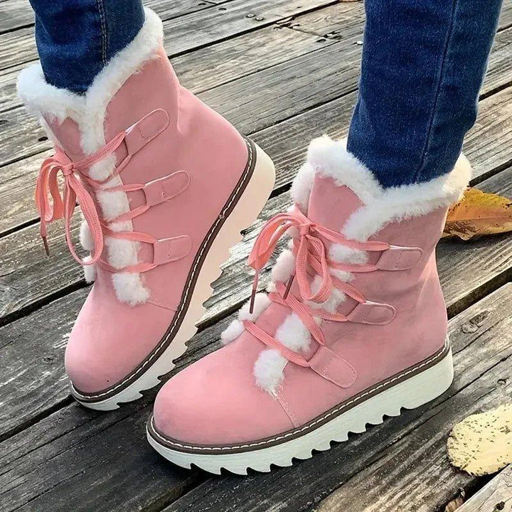 ArcticBloom | Plush-Lined Winter Boots