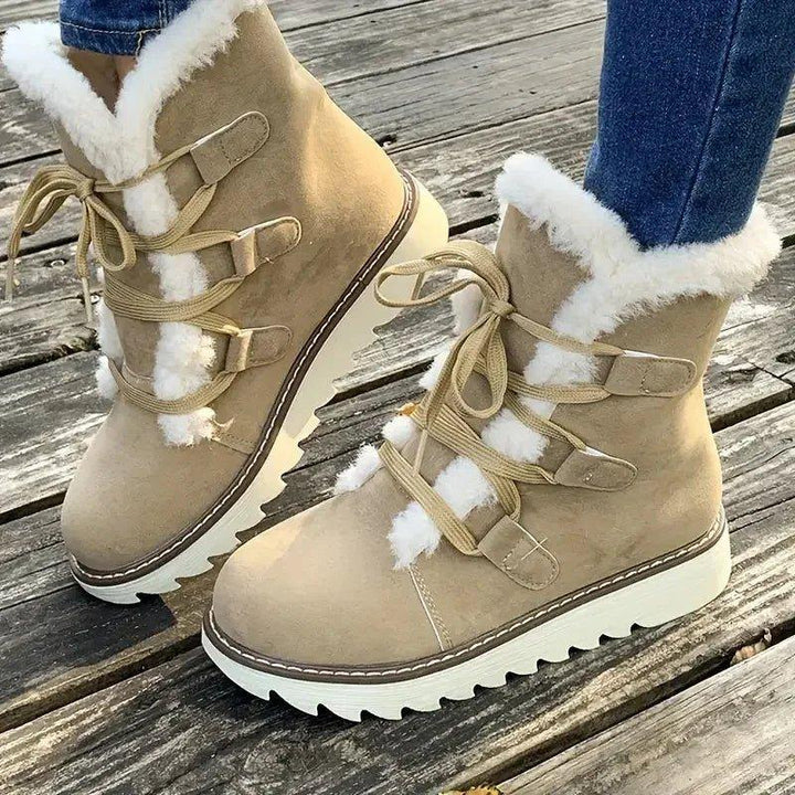 ArcticBloom | Plush-Lined Winter Boots