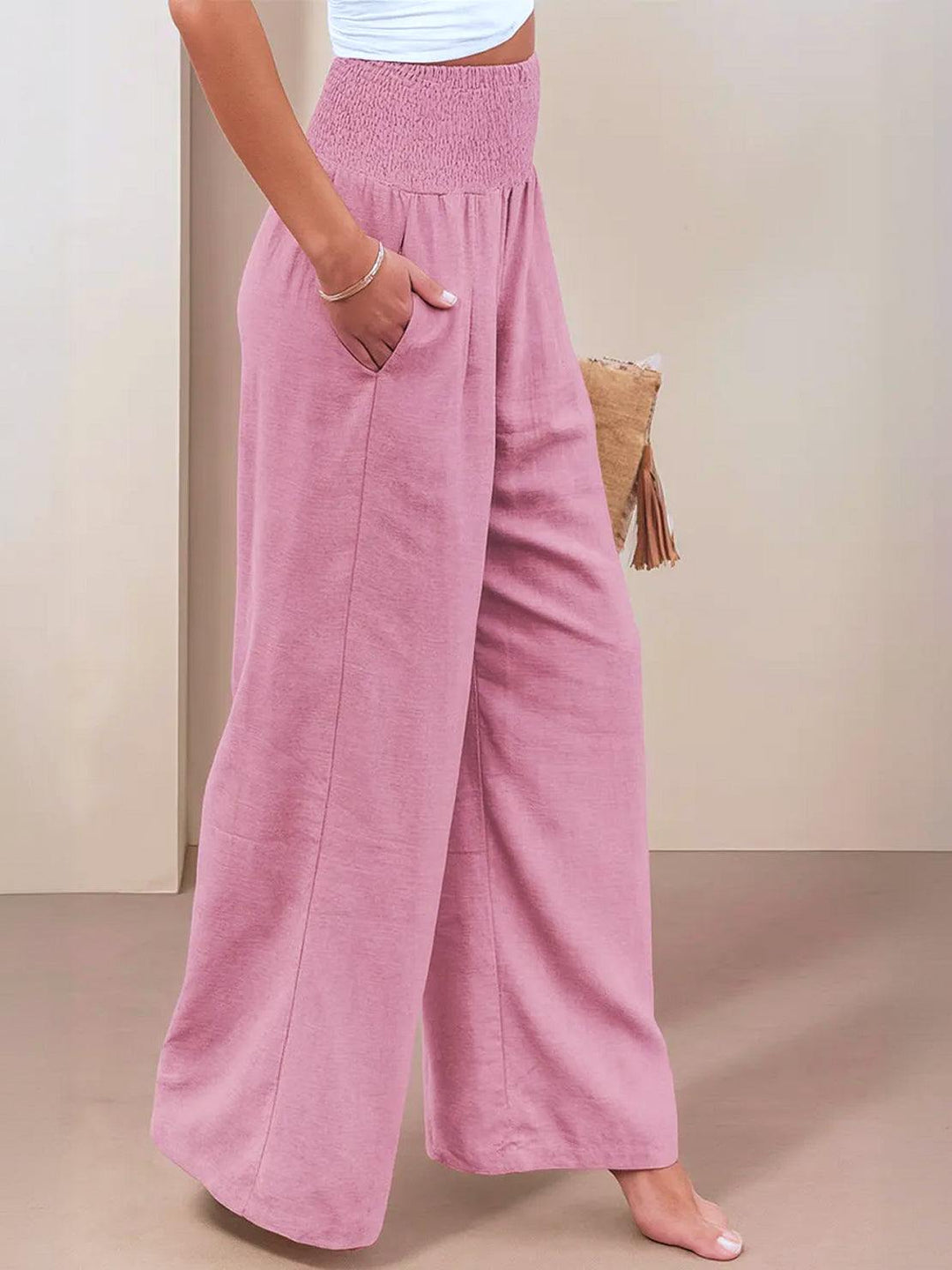 Dune | High Waist Wide Leg Pants