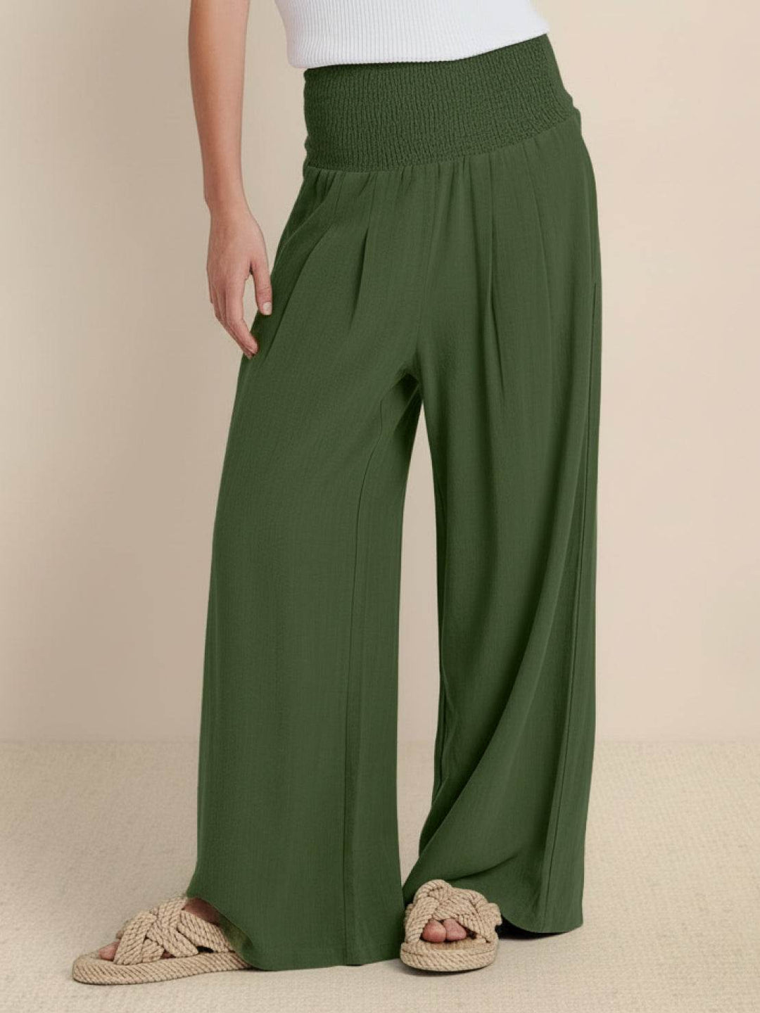 Dune | High Waist Wide Leg Pants
