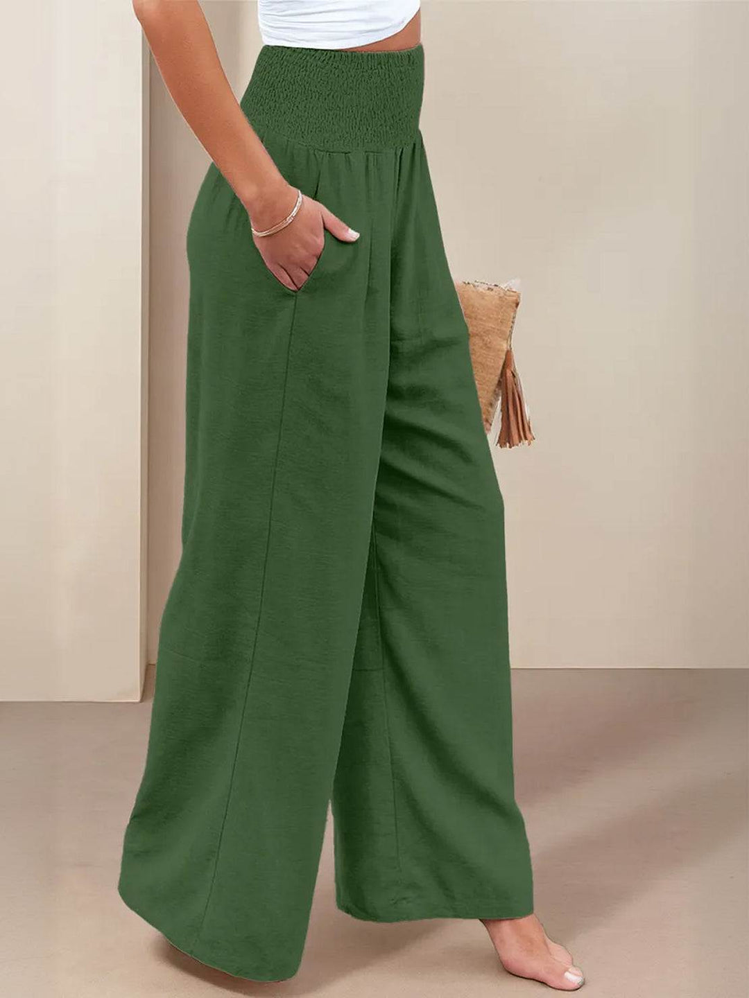 Dune | High Waist Wide Leg Pants