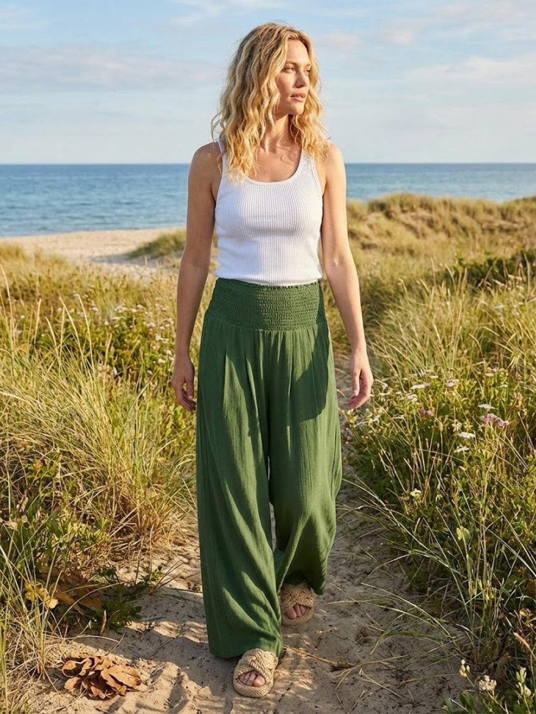 Dune | High Waist Wide Leg Pants