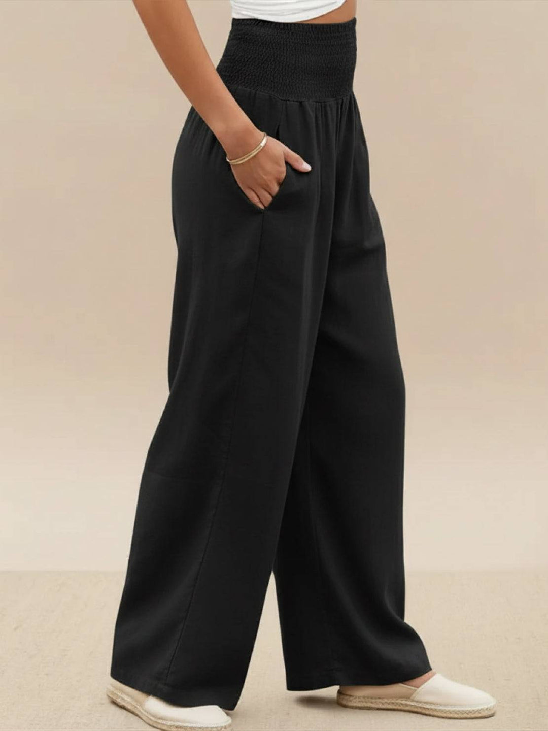Dune | High Waist Wide Leg Pants