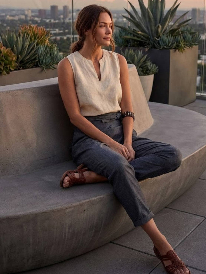 Atlas | High Waist Wrap Front Cropped
