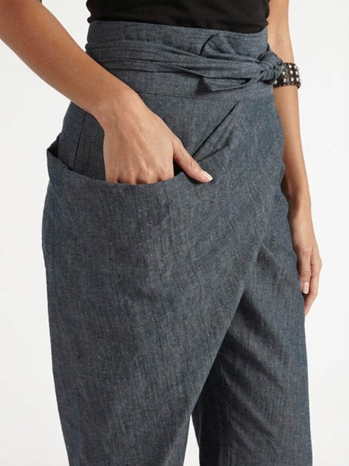 Atlas | High Waist Wrap Front Cropped