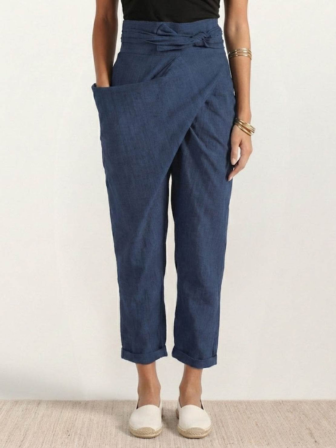 Atlas | High Waist Wrap Front Cropped