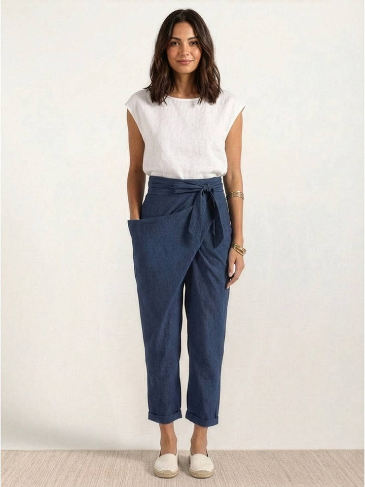 Atlas | High Waist Wrap Front Cropped
