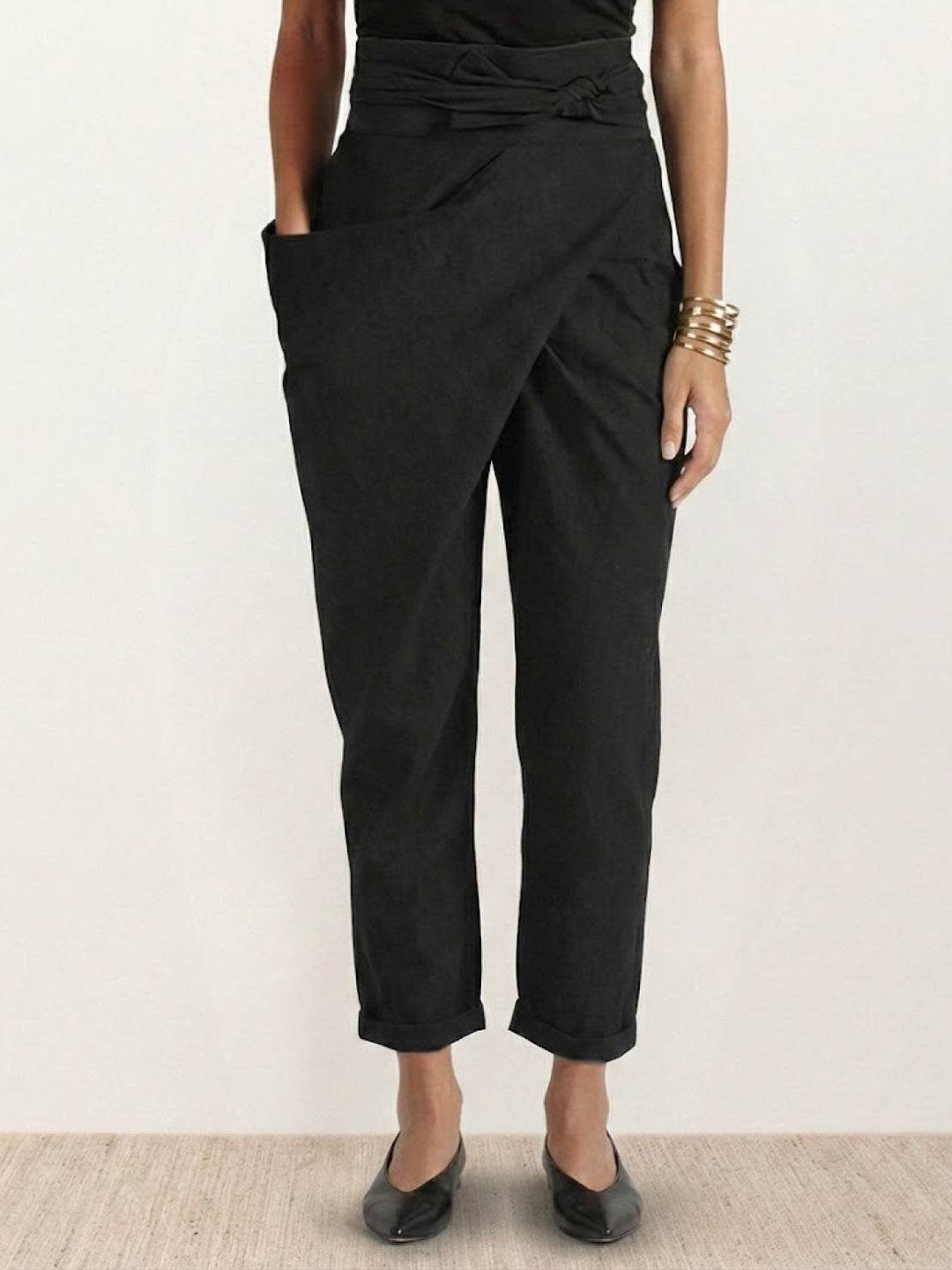 Atlas | High Waist Wrap Front Cropped