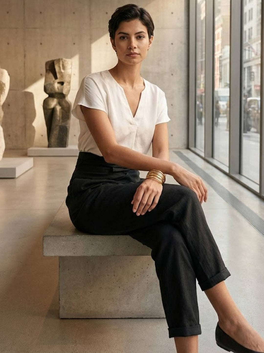Atlas | High Waist Wrap Front Cropped