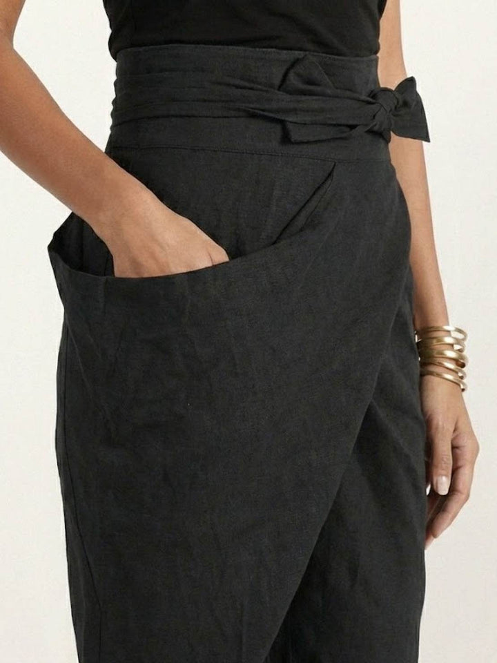 Atlas | High Waist Wrap Front Cropped