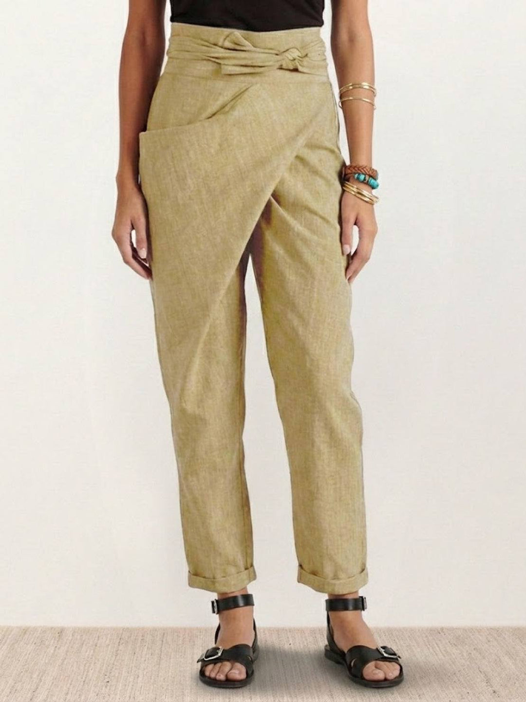 Atlas | High Waist Wrap Front Cropped