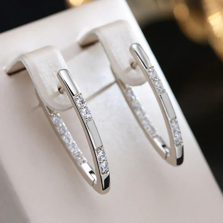 Layla | Elegant Zirconia Earrings