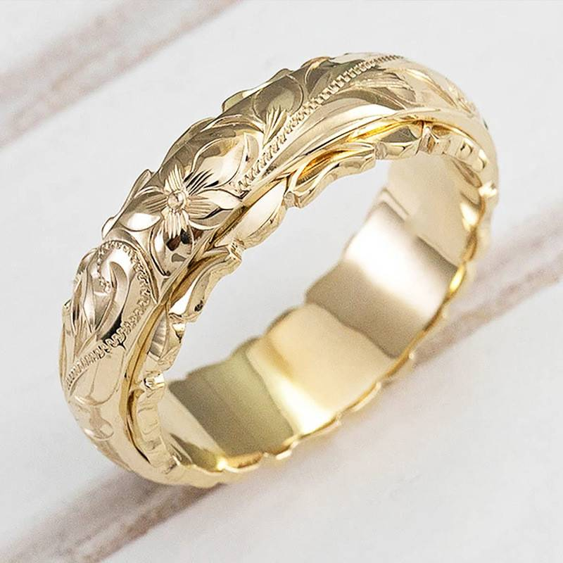 Nadia | Vintage Gold Flower Ring
