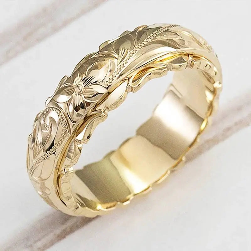 Nell | Vintage Gold Flower Ring