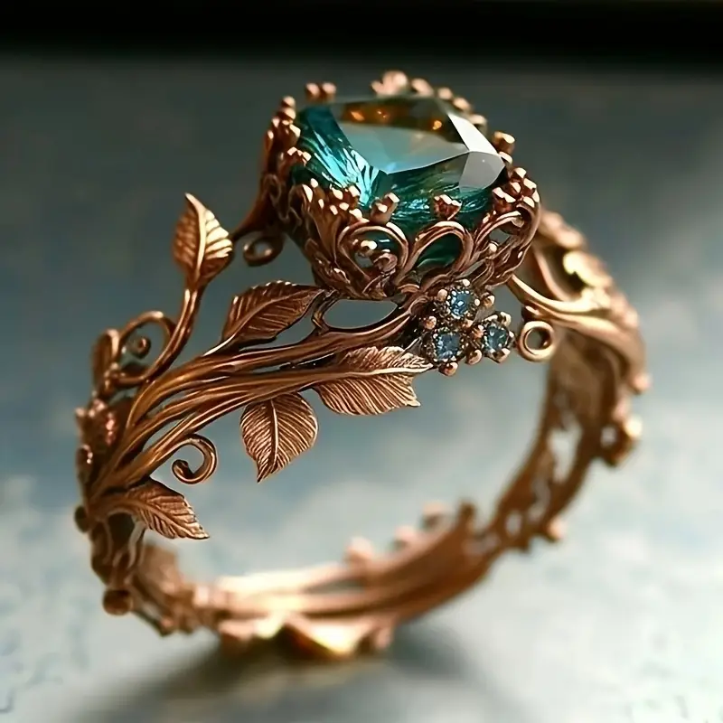 Giselle | Green Crystal Ring