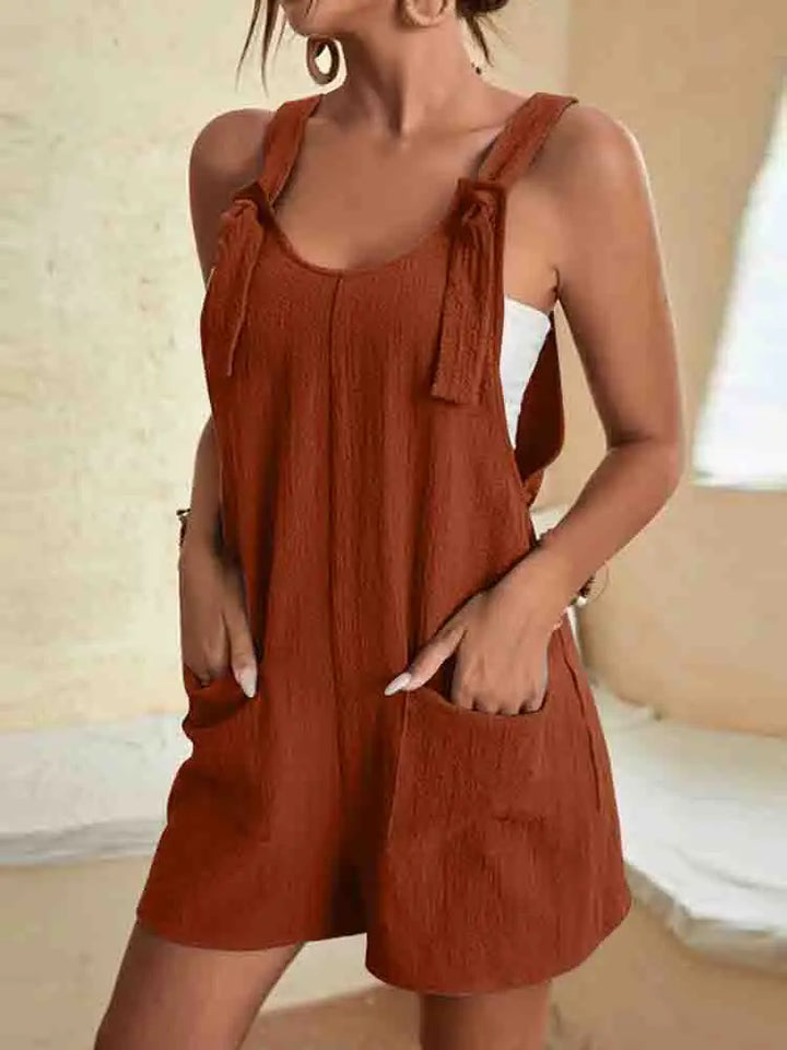 Daisy | Casual Romper Shorts with Pockets