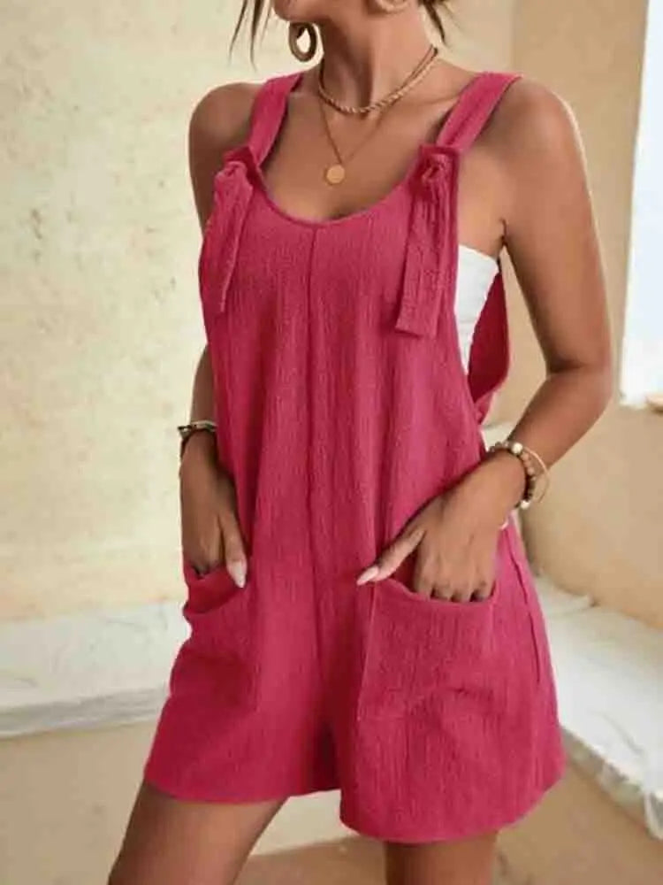 Daisy | Casual Romper Shorts with Pockets