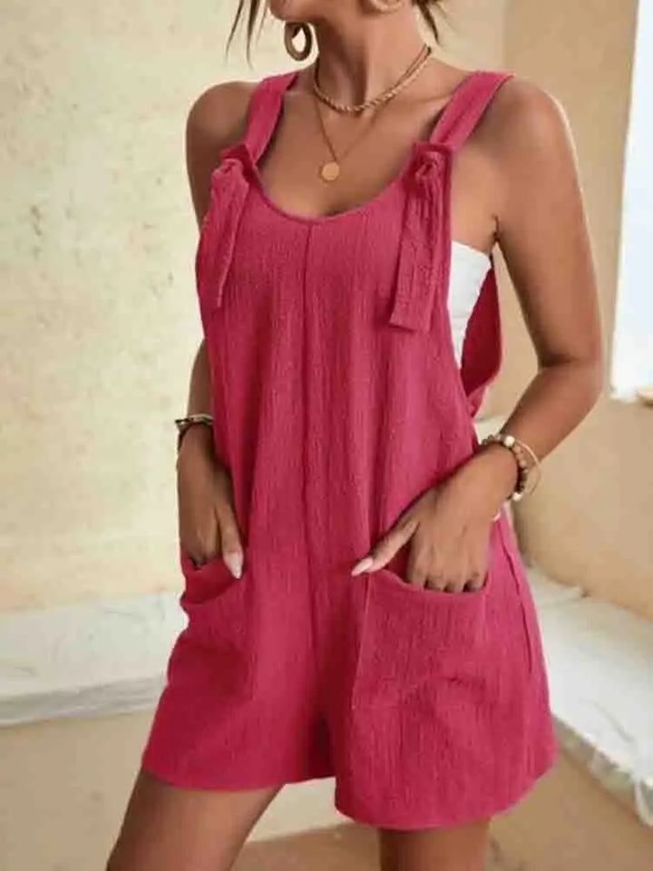 Daisy | Casual Romper Shorts with Pockets
