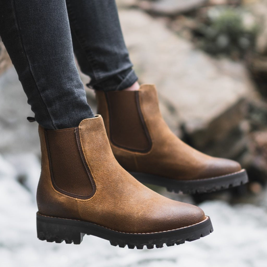 Jess | Women’s Ankle Boots - Chunky Lug Sole